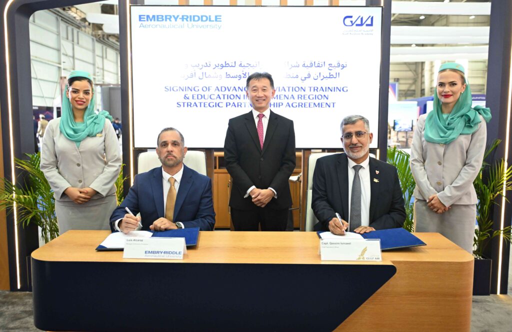 Gulf Aviation Academy announces partnership with Embry-Riddle Aeronautical University and the achievement of ISO 9001 2015 Accreditation